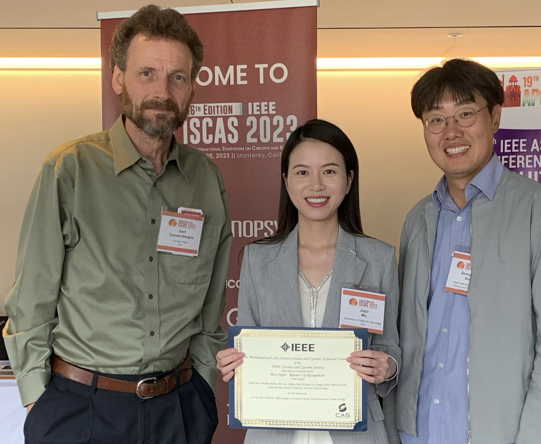 Jiajia Wu, a PhD student from ECE won two awards at the IEEE international Conference