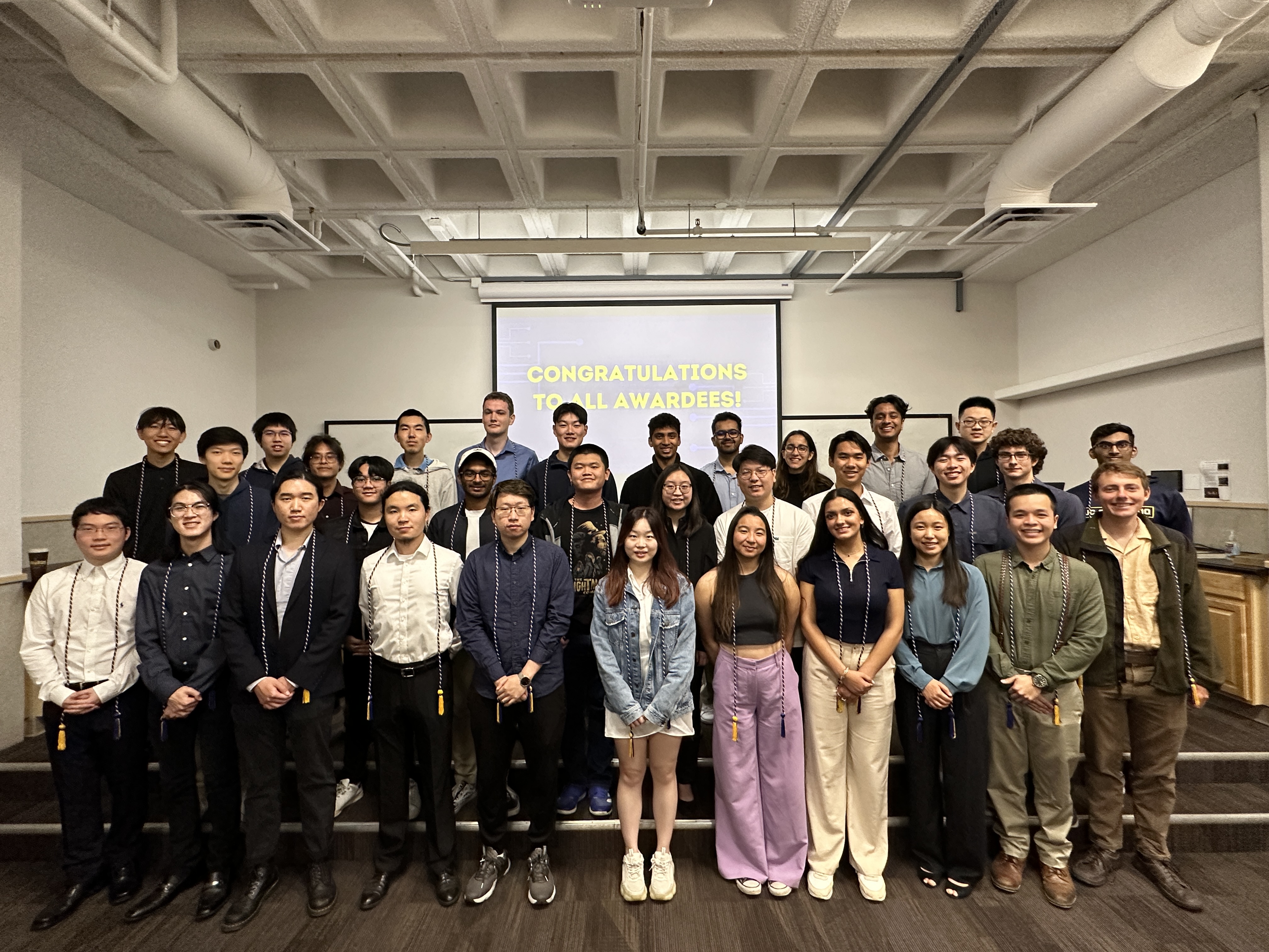 group photo for booker memorial honors awards winners